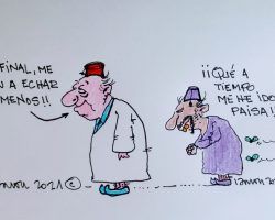 «Al final las obras quedan las gentes se van…»La Viñeta de Ramón