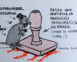 Dispensador exclusivo de condición demócrataLa Viñeta de Ramón