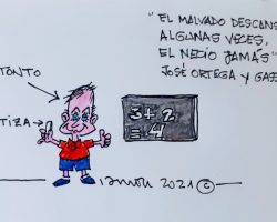 «El malvado descansa algunas veces, el necio jamás»La Viñeta de Ramón