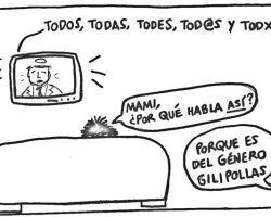 Profesor Jaén a trazos.