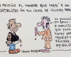 «A prisión el hombre que mató a un intruso en su casa». Un momento, por favor…La Viñeta de Ramón