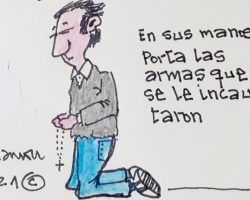 Piquete de acoso a clínicas abortivasLa Viñeta de Ramón