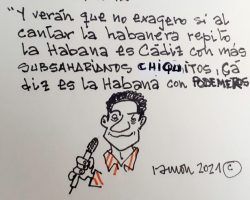 «Cádiz es La Habana con podemeros»La Viñeta de Ramón