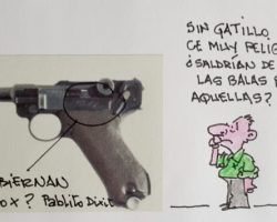 ¿Saldrían de aquí las balas perdidas aquellas?La Viñeta de Ramón
