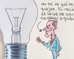 «El recibo de la luz se cobra sin saber a quién votan»La Viñeta de Ramón