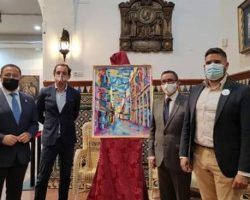 José Cerezal sortea su cuadro «El color de Sierpes» a favor de la Asociación Andaluza Síndrome de Tourette y Trastornos AsociadosEl sorteo se celebrará el próximo 7 de enero