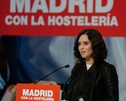 Ayuso vuelve a apoyar a la hostelería