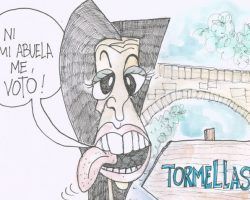 Las Décimas de Luant. Irene Montero en Tormellas