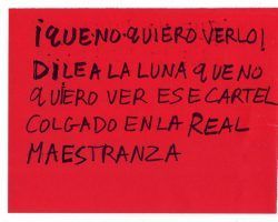 La Maestranza y el no cartel
