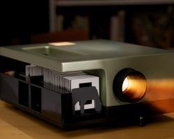 El proyector de diapositivas