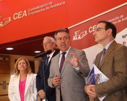 Los empresarios andaluces proponen a Espadas un mayor impulso a la recuperación favoreciendo la inversión y la actividad empresarial