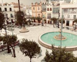 Sorprendente granizada en Sanlúcar de Barrameda