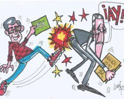 Las Décimas de Luant. Autocaricatura. ¡A votar!