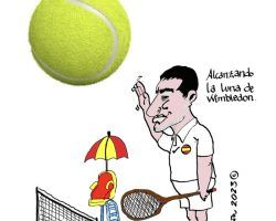 Carlos Alcaraz campeón de WimbledonLa viñeta de Ramón