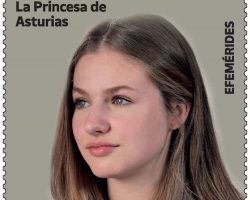 Correos emite un sello conmemorativo con motivo del 18 aniversario de S.A.R la Princesa de Asturias