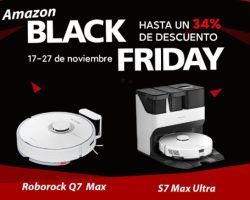 Continúa la semana del Black Friday: ¡Hasta 34% de descuento en Robot Aspirador Roborock!