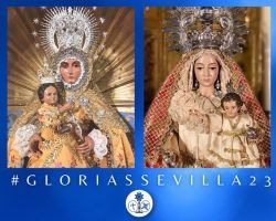 Dos procesiones recorren este sábado las calles de Sevilla
