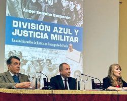 Éxito de la presentación de “División Azul y Justicia Militar” en LabradoresEl General jurídico Ángel Serrano llenó el Salón Real del club