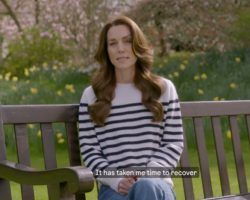 Kate Middleton anuncia que tiene cáncer en un vídeo grabado en Windsor
