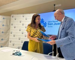 La Obra Social San Juan de Dios firma un acuerdo con el Ateneo de Sevilla para paliar desigualdades detectadas en niños que acuden a Atención TempranaGracias a este acuerdo se dará cobertura a necesidades de alimentación detectadas en algunos menores