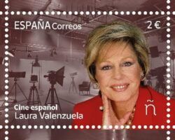 Correos emite un sello dedicado a la actriz y presentadora sevillana Laura Valenzuela