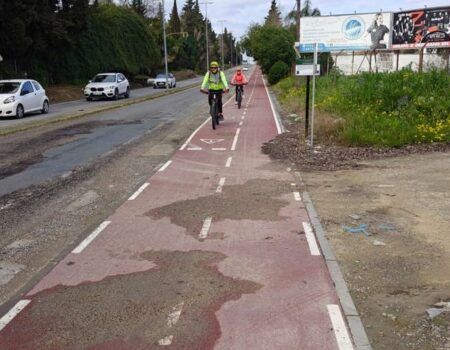 Riesgo de atropello para niños del colegio Europa y vecinos de las urbanizaciones entre Gines y Espartinas