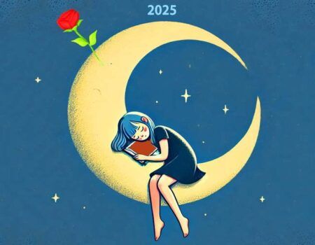 «No sin mi libro», cartel del Día del Libro en Sevilla 2025 del diseñador Álvaro Lorenzana