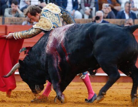 Toros en Sevilla: Entre la valentía de Román y el buen gusto de Curro DíazRubén Pinar se llevó el peor lote de una corrida de Fermín Bohórquez sin raza ni fuerza
