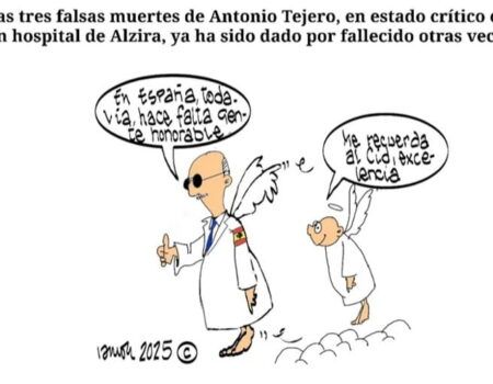 Descanse en paz cuando le toqueLa Viñeta de Ramón Sergas