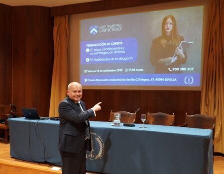 Arranca el proyecto de formación jurídica penal Luis Romero Law SchoolSe impartirá en el Círculo Mercantil e Industrial de Sevilla y en el Centro Cultural de los Ejércitos de Madrid