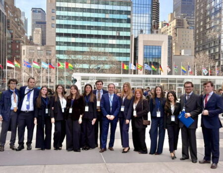 Doce estudiantes de la Universidad CEU Fernando III participan en el Change the World Model United Nations en Nueva York
